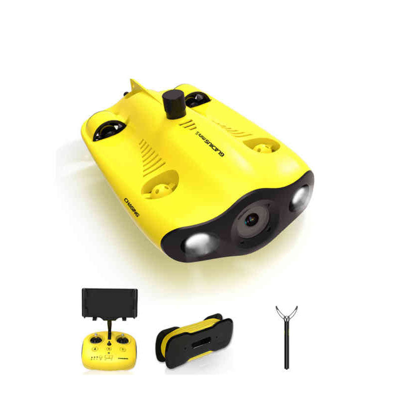 gladius Underwater Drone, Mini S UHD Underwater Vehicle with 4K + ICE Image Stabilisation Camera, Real Time Display, Direct Connection Remote Control, Dive up to 330 Feet Underwater, Portable ROV