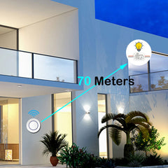 RF 433 Mhz Interruptor de luz sem fio Botão de pressão Interruptor de parede DC 12V 24V 36V 10A Transmissor de rádio Controle remoto ON OFF Led Porta elétrica