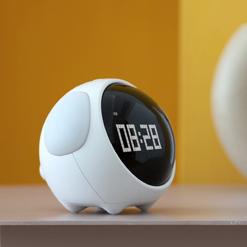 Cute expression alarm clock, fun desk birthday gift, suitable for boyfriends and girlfriends