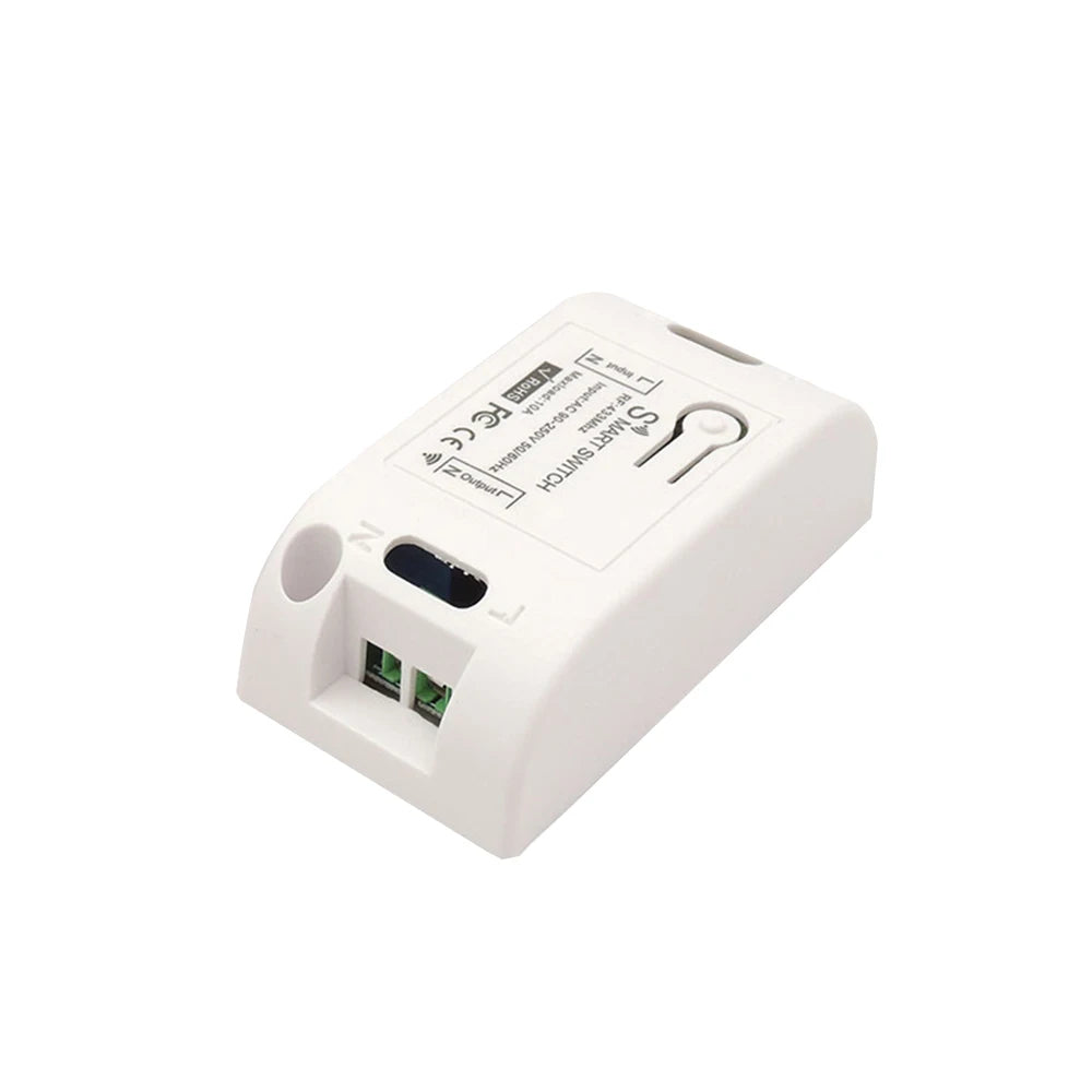 Interruptor de luz inteligente sem fio 220 V relé 433 MHz controle remoto botão de pressão de toque painéis de parede para automação lâmpada de teto