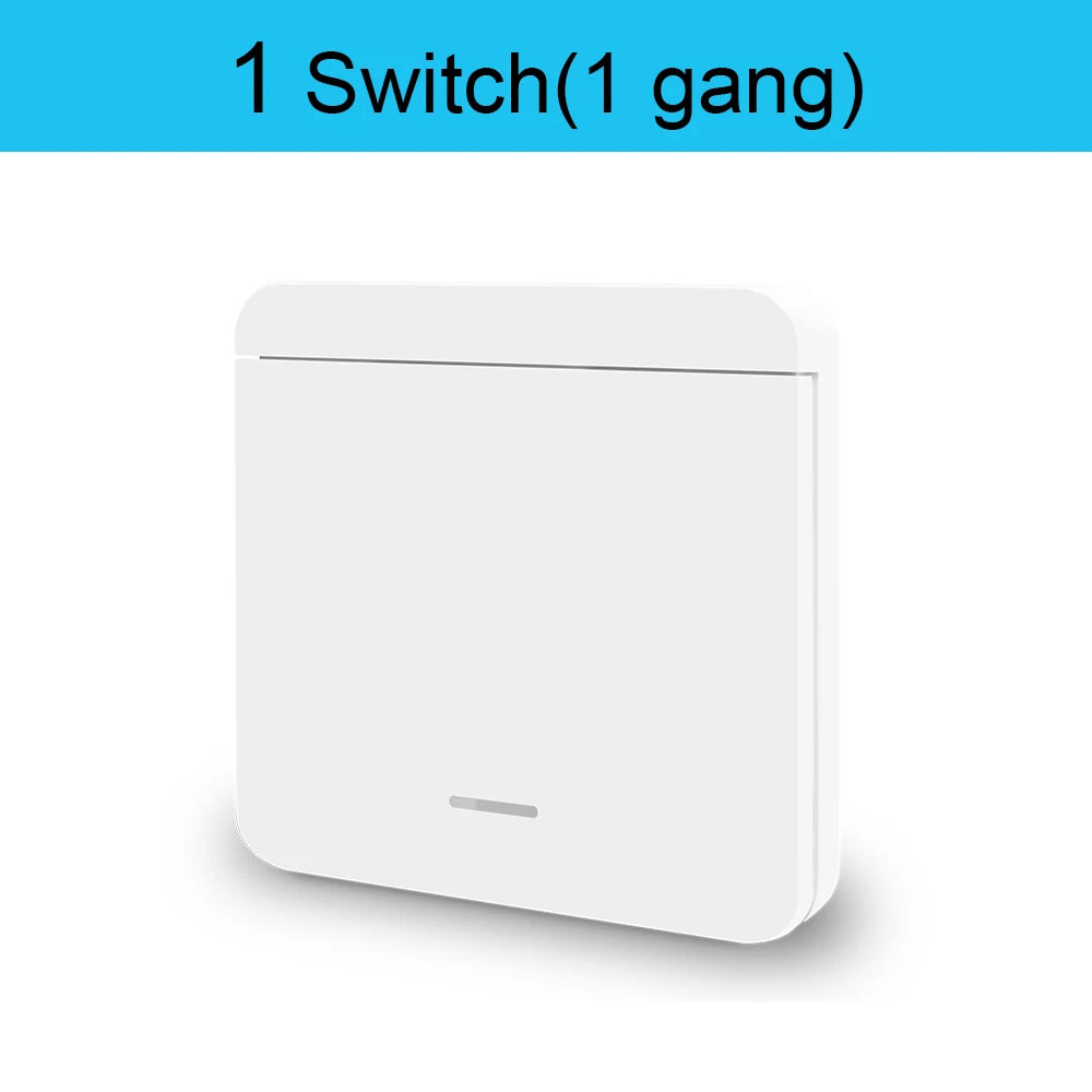 Mini Module WIFI Tuya Smart Light Switch Wall Panel Push Button Switch 433MHZ Wireless Electrical Home Remote Control 220V 10A