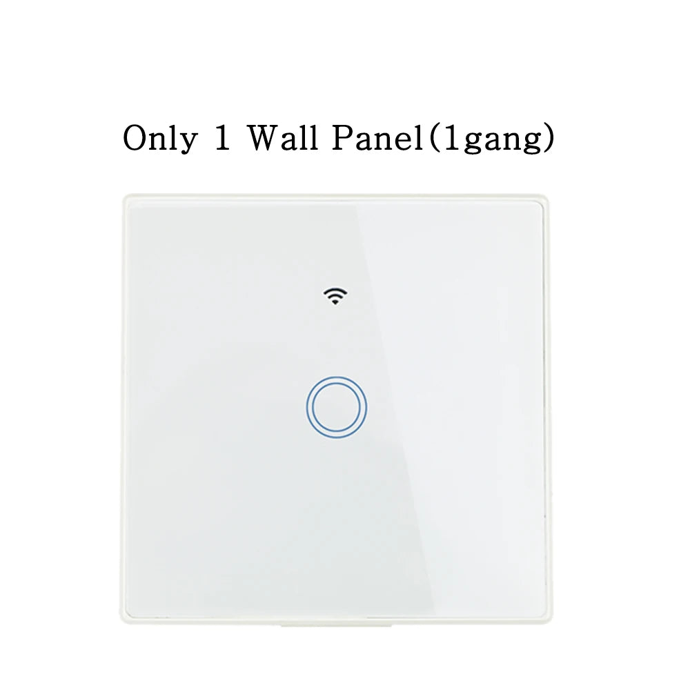 Wifi Mini Wireless Smart Switch 220V 10A Relay And 433Mhz Remote Control On Off Button Wall Panel Work With Alexa Google Home