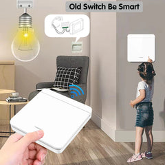 433 Mhz Wireless 16A Mini Smart Light Wall Switch Suporta Controle de 2 Vias 220v Mini Relé Moudle Controle de Tempo Lâmpada Doméstica Led Ventilador