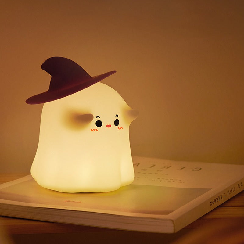 Adorable Ghost Night Light, Mood-Boosting Desk Decor Birthday Gift for Girls and Girlfriends