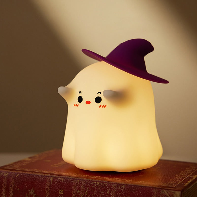 Adorable Ghost Night Light, Mood-Boosting Desk Decor Birthday Gift for Girls and Girlfriends