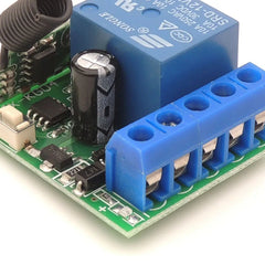 433Mhz DC12V 10A Relay 1CH RF Receiver Module and Remote Controls For LED Remote Controland Remote Light Switch