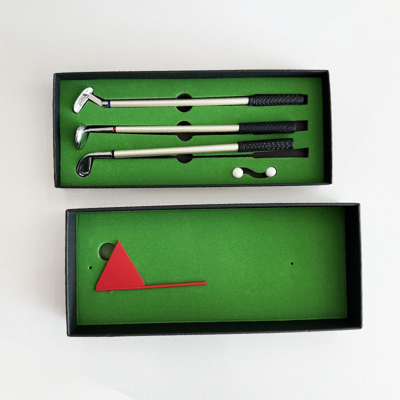 Golf Pen Set, Creative Stress-Relief Fun Birthday Gift for Boys and Girlfriends