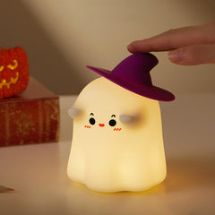 Adorable Ghost Night Light, Mood-Boosting Desk Decor Birthday Gift for Girls and Girlfriends