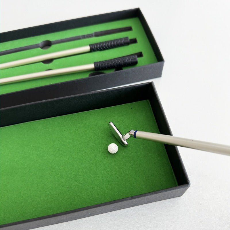 Golf Pen Set, Creative Stress-Relief Fun Birthday Gift for Boys and Girlfriends