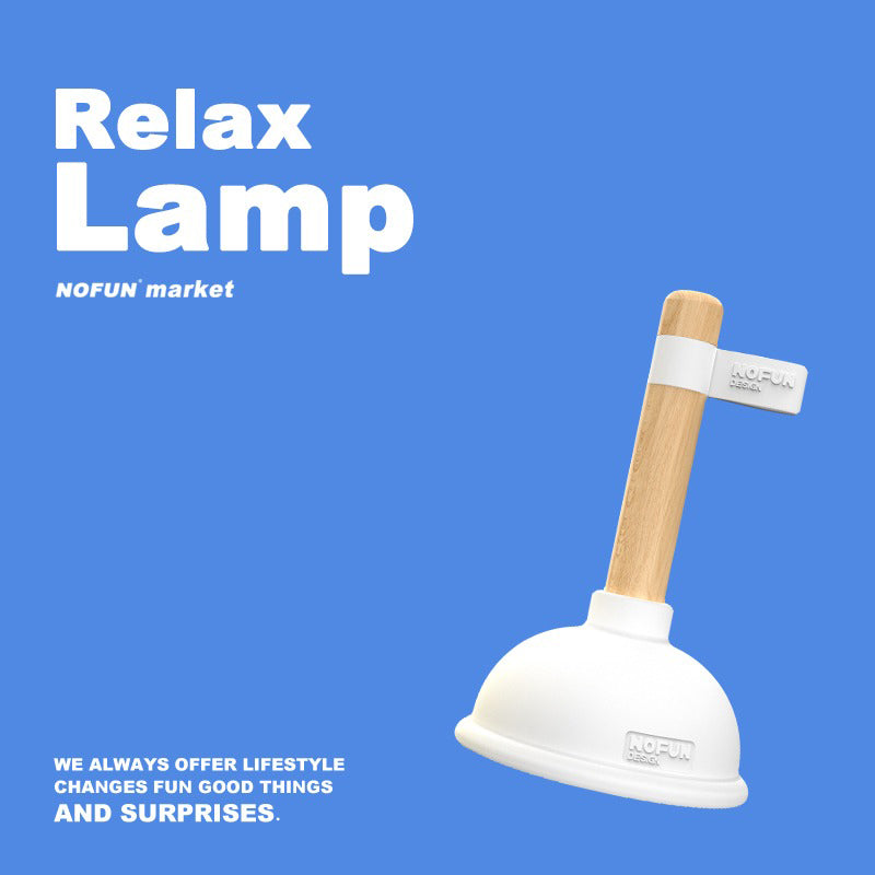 Stress-Relief Toilet Plunger Light, Creative Gag Gift for Boys, Girls, Boyfriends, and Girlfriends