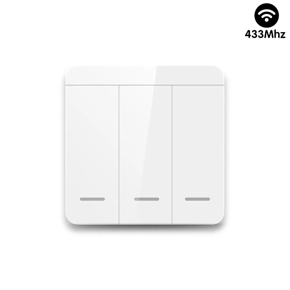 433 Mhz Wireless 16A Mini Smart Light wall Switch Supports 2 Way Control 220v Mini Relay Moudle Timing Control Home Lamp Led Fan