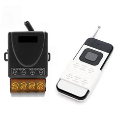 433 Mhz Remote Control Switch DC 12V 24V 30A High Power remote control relay 1000 Meters rf remote control