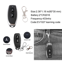 433 Mhz Universal Wireless Remote Control Switch DC 12V 1CH Relay Receiver Module and RF Transmitter Electronic Lock Control Diy