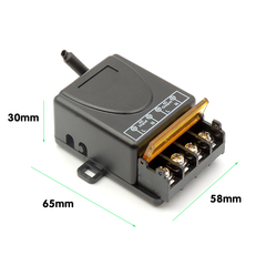 220V 30A relé Interruptor de controle remoto sem fio RF Interruptor de controle remoto sem fio Receptor Transmissor 315/433 Controle remoto