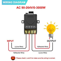 433mhz AC 220V 30a wireless remote control switch Wireless remote controlled relay switch