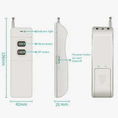 3000m Long Rnage Distance 110V 220V Light Switch 433MHz Wireless Remote Control Switch and Transmitter for Water Pump