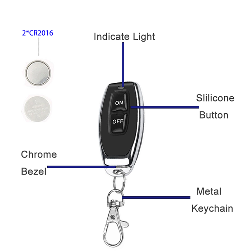 433Mhz Universal Wireless RF Remote Control Switch AC 220V 1CH 30A Relay Receiver 433 Mhz Remote Control For Water Pump