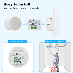 433Mhz Controle Remoto Sem Fio AC220V Universal RF Relé Módulo Receptor Luz Controle Remoto Para Luz Led