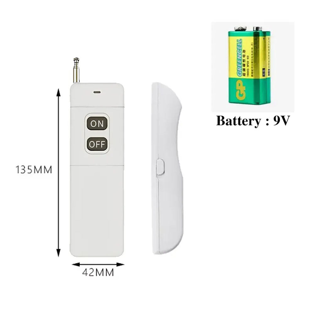 3000m Long Rnage Distance 110V 220V Light Switch 433MHz Wireless Remote Control Switch and Transmitter for Water Pump