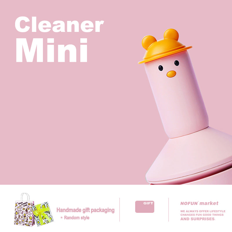 Mini desktop vacuum cleaner birthday gift, suitable for female friends, girlfriends, students and office workers